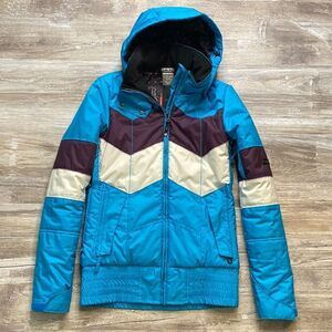 Ride Snowboards Women's Winter Coat Hooded Size XS